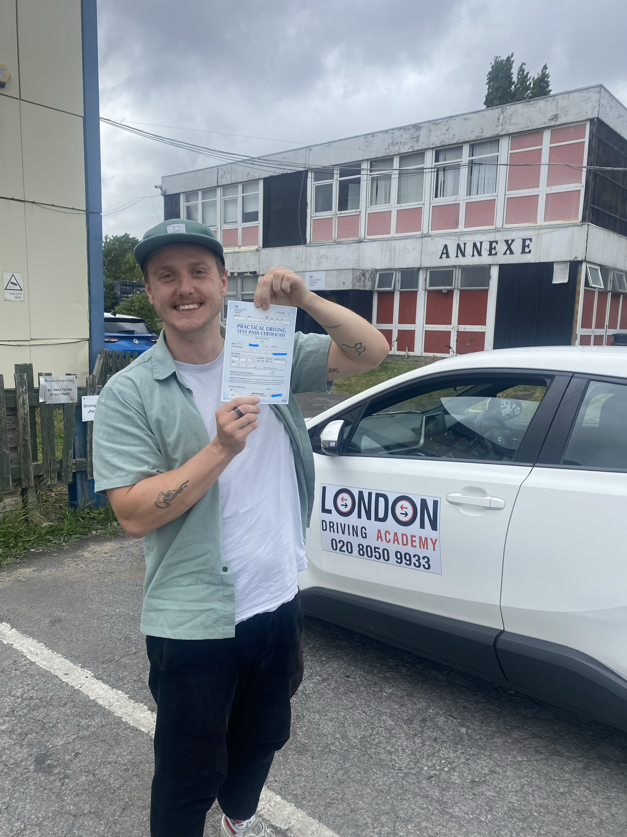 London Driving Academy learner driver on a lesson in East London